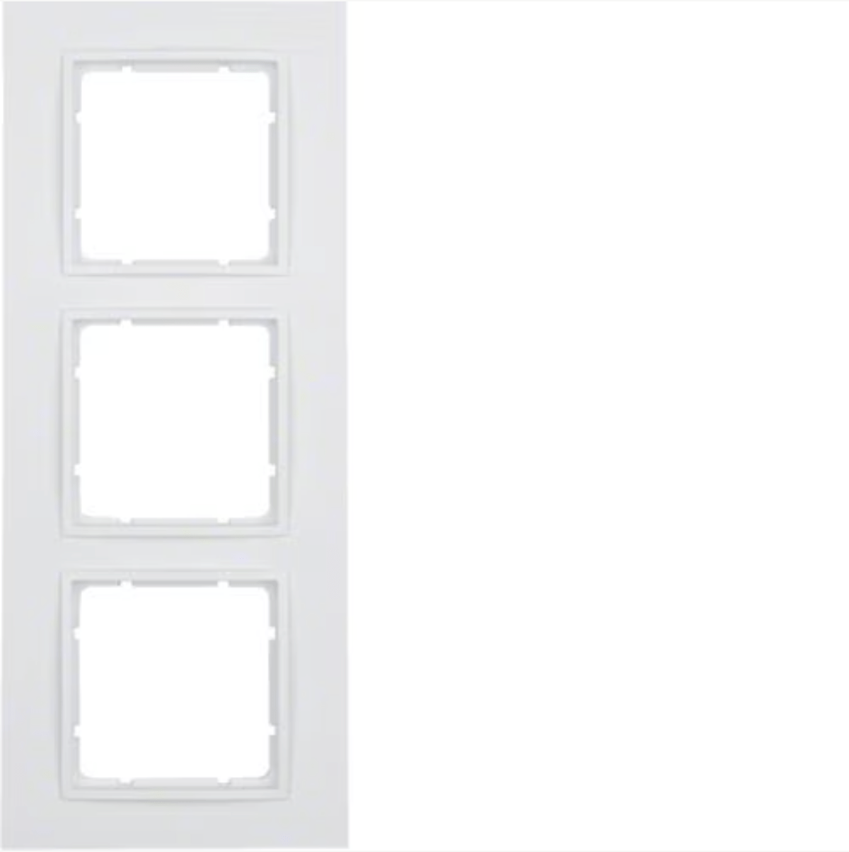 Berker 10136919 Rahmen 3fach B.7 polarweiß, matt Mesch Shop Berker 10136919 Rahmen 3fach B.7 polarweiß, matt Mesch Shop